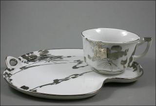 zestaw śniadaniowy w stylu art deco